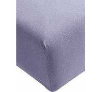 FORMESSE Drap-housse en jersey Bella Donna 90/190 cm - 100/220cm (Bleu jean) bleu