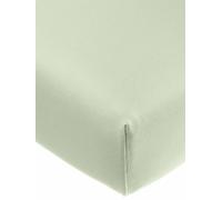 FORMESSE Drap-housse en jersey BELLA DONNA 90/190 cm - 100/220cm Vert pastel vert clair
