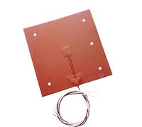 FORMIAHA Chauffage en Silicone 235x235mm 24V 250W, Lit Chauffant À 3 Points, Mise À Niveau for CR-eality for Ender 3/ Pro for Ender-5(110v 250w)