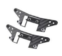 FORMIAHA Tour De Choc Avant Et Arrière en Carbone RC, Support D'amortisseur Adapté À La Pièce De Mise À Niveau for Ta-Miya TA03 TA03Fpro