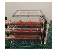 Formicarium pour Fourmis, 3 Tubes à essai Fourmi Acrylique Cadeau éducatif formicarium, Multicolore, 25 mm/30 mm(A,30 Calibre)
