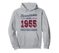 Formidable Depuis 1955 Cadeau d'anniversaire 70 Ans Vintage Sweat à Capuche