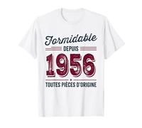 Formidable Depuis 1956 Cadeau d'anniversaire 70 Ans Vintage T-Shirt