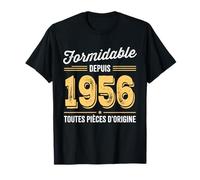 Formidable Depuis 1956 Cadeau d'anniversaire 70 Ans Vintage T-Shirt