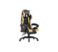 formidable fauteuil inclinable en Similicuir Noir fixe standard 36x48x40 avec repose-pieds