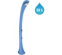 Formidra Cobra 32L 217x30x34cm Douche solaire d'extérieur - rince-pieds - chauffage solaire - polyéthylène recyclable - couleur bleue