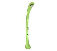 Formidra - Douche Solaire Cobra 32L - DS-C720VE - Douche Solaire Extérieure avec Rince Pieds pour Jardin - Chauffage par Énergie Solaire et Matériaux Polyéthylène Recyclable - Verte - 30x34x217 cm