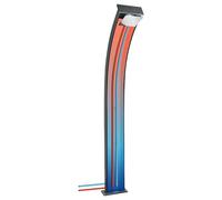 Douche solaire Formidra DADA CURVE mitigeur 38L Anthra