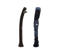 Formidra - Pack Douche Solaire Happy 4x4 44L avec Housse - Anthracite - Douche extérieure Piscine et Jardin - DS-H422NOCOV - 26 x 29 x 229cm
