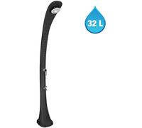 Douche solaire Cobra 32L avec rince-pieds - Formidra - Polyéthylène HD - Anthracite
