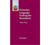 Formilaic Language, Oxford Applied Linguistics Alison Wray (Auteur)