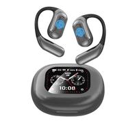 FormiPow AI Ecouteur Traducteur Vocal Instantané, 3 en 1 Ecouteurs sans fil, 60 Heures Bluetooth 5.4 Tactile LCD, 144 Langues Traduction, Traducteur Instantané pour Voyages/Affaires/études (Gris)