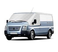 FormiPow Pare-Soleil de Pare-Brise pour Ford Transit MK7 2000-2014, Pare-Soleil Extérieur Réfléchissant 5 Couches, Protection Anti-UV/Anti-Givre/Anti-Glace/Anti-Poussière pour Transit MK7 2000-2014