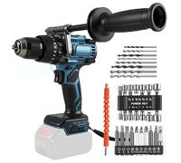 FormiPow Perceuse Visseuse Sans Fil, Percussion Sans fil pour Makita 18V batterie, 140Nm Percussion, 20+1 Réglages de Couple, 2 Vitesses, idéale pour percer et visser (non batterie et chargeur)