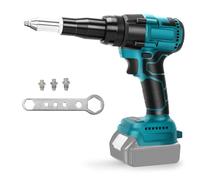FormiPow Pince à Rivets sans fil compatible avec Makita 18V batterie, 20000 N Pistolet à Rivets, électrique sans balais avec LED, Pour rivets aveugles de Ø2,4-5,0 mm, course 18 mm (sans batterie)