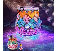 FORMIZON Kit d'artisanat de Lanterne, Kit Creatif Jeux fille Bricolage, Mosaïque Art Kit, Kits D'artisanat Créatif, Mosaïque Décoration pour Adultes Enfants Jouets, Idées Cadeaux pour Filles Garçons