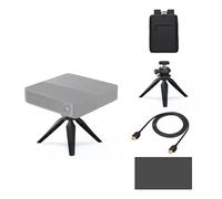 Formovie Kit d’Accessoires pour projecteur : Écran + Sac à Dos + Support de Bureau + Câble HDMI + Adaptateur EU