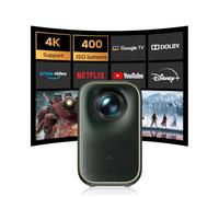 Formovie Videoprojecteur 4K,【Focus Électrique】 Xming Page One WiFi Bluetooth Retroprojecteur, 30000 Lux, Projecteur Video 1080P FHD Supporté, Étanche IP5X, Home Cinéma pour iOS/Android/Phone/HDMI/USB