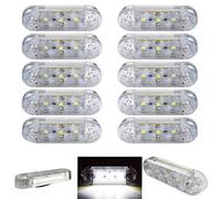 Formplas 10 pièces LED Éclairage 3 SMD Feux de position Feux de contour 12V 24V Pour camion, remorque, bus