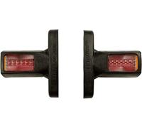 Formplas 2 x LED Feux Gabarit Position Feu Lateral Rouge Blanc Jaune 12v 24v Remolque Camion Camionette Lampe