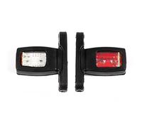 Formplas Lot de 2 feux de position LED pour remorque, camion, voiture 12V 24V E20