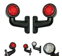 Formplas Lot de 2 feux de position pour camion, 12 V/24 V, LED pour remorque, feu de position pour caravane, feu arrière pour voiture, feu de contour