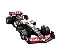Formula 1 - Modèle Auto MoneyGram Haas VF-24 Kevin MAGNUSSEN n°20 - Die Cast Échelle 1:64 - Longueur 8 cm - JBM10