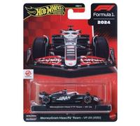 Formula 1 - Modèle Auto MoneyGram Haas VF-24 KEVIN MAGNUSSEN n°20 - Die Cast Échelle 1:64 - Longueur 8 cm - JBM10