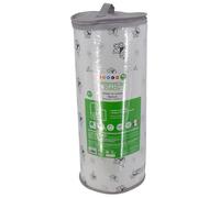 FORMULA BABY Matelas de voyage bébé 60 x 120 x 5 cm - motif Éléphant, déhoussable, sac de transport, fabriqué en France