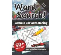 Formula Car Auto Racing Word Search: Words and Definitions of Formula Auto Racing: Word Puzzle Book | 110+ pages | 50+ puzzles | 6x9 |Race in the fun! Easy to win!