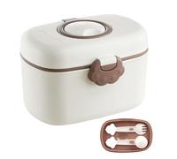 Formula Dispenser - Formula Holder and Snack Storage | Airtight Snack Cup for Daily Use, Nursery, Home, Kitchen, Daycare, Outdoor Activities, Fruits or Candy, 12x9.5x7.5cm