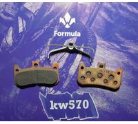 Formula - Paire Pastilles X CURA 4/Cura4 / Emoto / E-Moto Frittées/Organique