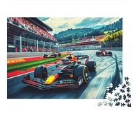 Formula Puzzles 1000 Pièces Papier Recy ull Racing Adulte Jigsaws Développement de l'Intelligence des Garçons et Filles Jeu Éducatif pour la Famille 70x50cm/1000pcs