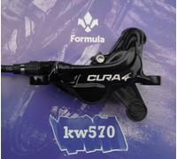 Formula Frein avant/arrière Cura 4 - Sans disque - 4 pistons - Noir