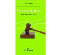 Formulaire Poétique du droit - A.A.L Bindi - L'harmattan - broché - Etude