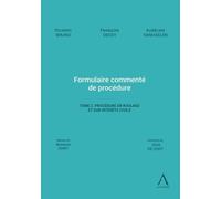 Formulaire commenté de procédure - Tome 2. Procédure en roulage et sur intérêts civils - François Dessy - Anthemis - broché - Etude