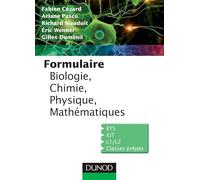 Formulaire de Biologie, Chimie, Physique, Mathématiques