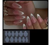 Formulaire De Clou French Extension Tips Autocollant Pour NAI DUALS FAUX EXTENSE Ligne Moule Autocollant Guide Dessin L'aliéné