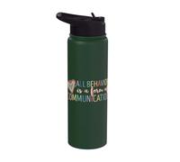 Formulaire de comportement Intervention Enseignant Spécialiste de l'intervention Stainless Steel Insulated Water Bottle