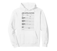 Formulaire de Demande d'emploi Blague pour Costume d'emploi pour Femmes et Hommes Sweat à Capuche