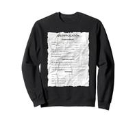 Formulaire de Demande d'emploi Joke Jump Effrayant pour l'emploi Sweatshirt
