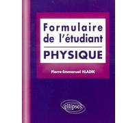 Formulaire De L'étudiant - Physique