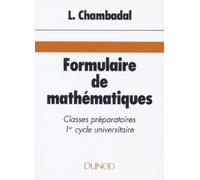 Formulaire de mathématiques