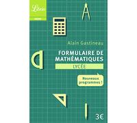 FORMULAIRE DE MATHEMATIQUES (NE)