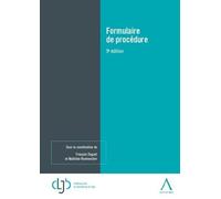 Formulaire de procédure 2022 - François Deguel - Anthemis - broché - Etude