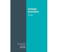 Formulaire de procédure 2025