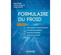Formulaire du froid - 16e éd.