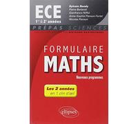 Formulaire Maths ECE 1re et 2e