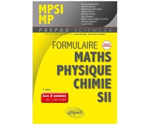Formulaire Mpsi/Mp, Mathématiques, Physique-Chimie, Sii