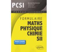 Formulaire Pcsi Mathématiques Physique Chimie Sii